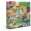 Image de Puzzle 1000 pièces Eeboo Seasons in Kyoto illustré