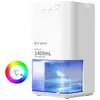 Image de Déshumidificateur nettlife 1400 ml avec minuterie et d'ambiance (blanc)