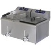 Image de Friteuse Professionnelle Électrique De Table Avec Robinet De Vidange, Capacité De L'huile 10 Ou 20 Litres - Virtus