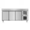 Image de Table Réfrigérée Positive 3 Portes - Avec Dosseret - 315 L - Sofraca
