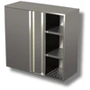 Image de Armoire Murale 2 Etageres Egouttoir Avec Portes Coulissantes - Ristopro
