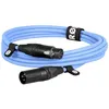 Image de Rode XLR3M-B XLR Câble de liaison 3 m bleu