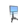Image de Ergotron Neo-Flex Mobile MediaCenter VHD chariot - Technologie brevetee Constant Force - pour ecran LCD - capacite de 22,7-40,8 kg - noir