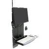 Image de Ergotron kit de montage - profil bas - pour ecran LCD/clavier/souris - zone a fort trafic - noir