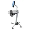 Image de Chariot pour écran LCD Ergotron Neo-Flex - bicolore gris - jusquà 22 pouces