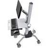 Image de Ergotron Neo-Flex chariot - Levee a force constante - pour ecran LCD/clavier/souris/lecteur de codes a barres/processeur - bicolore gris