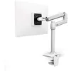 Image de Lx Desk Mount Lcd Monitor Arm Tall Pole Blanc