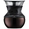Image de Cafetière filtre - BODUM - Pour Over - 05 L - 4 tasses - Filtre permanent maille inox - Verre / Noir
