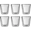 Image de Set 6 verres thermo - BODUM - Canteen - Double paroi - 0.1 l - Transparent