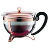 Image de Théière À Piston 1,5l Cuivre Rose