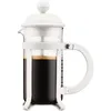 Image de Cafetière à piston - BODUM - Java - Monture et couvercle en plastique - 3 tasses - 0.35 l - Blanc crème