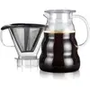 Image de Cafetiere - Melior - Filtre Permanent Maille Inox - 8 Tasses - 1.0 L - Transparent