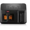 Image de Friteuse Sans Huile - Double Compartiment 3,2l Et 5,1l - 2700 W - Noir