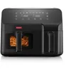 Image de FRITEUSE ÃLECTRIQUE A AIR PULSÃ - BODUM - MELIOR - DOUBLE COMPARTIMENT 3,2 L ET 5,1 L - 2 700 W - NOIR en occasion ou reconditionné