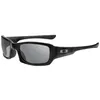 Image de Lunettes de Soleil Oakley Fives Squared Polished Black - Gris Noir - Classique - Mixte