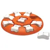 Image de Outward Hound Jeu pour chiens Nina Ottosson Dog Smart Orange et blanc