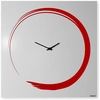 Image de dESIGNoBJECT horloge murale S-ENSO CLOCK (Rouge - Tôle coupée au laser)