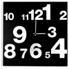 Image de dESIGNoBJECT horloge murale NUMBERS CLOCK (En ligne - Tôle coupée au laser)