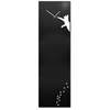 Image de dESIGNoBJECT horloge murale CAT CLOCK (Noir - Tôle coupée au laser)
