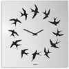 Image de dESIGNoBJECT horloge murale BIRDS (Blanc - Tôle coupée au laser)
