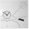 Image de dESIGNoBJECT horloge murale SCOOTER (Blanc - Tôle coupée au laser)