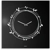 Image de dESIGNoBJECT horloge murale NEST (Noir / Blanc - Tôle coupée au laser)