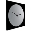 Image de dESIGNoBJECT horloge murale avec mirror ronde NARCISO (Noir - Tôle coupée au laser)