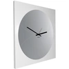Image de dESIGNoBJECT horloge murale avec mirror ronde NARCISO (Gris clair - Tôle coupée au laser)