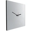 Image de dESIGNoBJECT horloge murale avec mirror carré NARCISO (Bordure noire - Tôle coupée au laser)