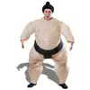 Image de Déguisement Sumo Gonflable Costume Avec Coiffe