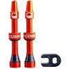Image de Paire de valves Tubeless CushCore 44mm orange