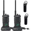 Image de Retevis RB689 Talkie-walkie sans Fil Radio Bidirectionnelle Haute Puissance avec Casque sans Fil VOXLampe de Poche2600mAh(2Pack)