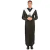 Image de Costume Noir Et Blanc De Prêtre Déguisement Homme D'église Taille Unique