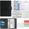 Image de Classeur budget - Budget A6 Français - 24 catégories en français - 12 pochettes zippées - Format A6 (105x148 cm)