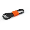 Image de Accessoire de rangement de câble - BLUE LOUNGE - Moyen (x4) - Couleur Orange - Plastique - Adhésif