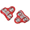 Image de Cales de pédales vélo Favero 6° - rouge/argenté - TU