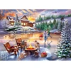 Image de Master Pieces Puzzle Time Away Soirée Patinage 1000 Pièces Puzzle