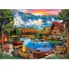 Image de Master Pieces Puzzle Sunset Canoe 1000 Pièces Adultes