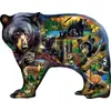 Image de Master Pieces Puzzle Wildlife Of The Woods 1000 Pièces Animaux De La Forêt