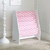 Image de Bibliothèque À Élingues Pour Enfants Rose Et Blanc Kidkraft