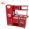 Image de Kidkraft Cuisine Enfant Vintage Rouge En Bois