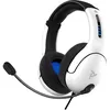 Image de Casque-Micro PDP LVL50 PS4 Blanc - Conception légère et bandeau confortable - Micro réducteur de bruit