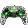 Image de Manette filaire pour Nintendo Switch - PDP - Afterglow - Éclairage LED - Transparent