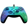 Image de Manette de jeu - PDP - Glitch Green - Filaire - Compatible Xbox Series XS - 24 m de câble