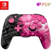 Image de Manette filaire - PDP - Super Mario Rematch - Nintendo Switch - Câble 3 m - Glow Grand Prix Peach