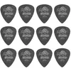 Image de Médiators - DUNLOP - 488P50 Tortex Pitch Black - 050 mm - Noir - Sachet de 12