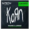 Image de Cordes guitare - DUNLOP - Korn Heavy Core - 7 cordes 10-65 - pour accordage B/Drop A - adaptées baritone
