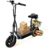 Image de Trottinette Électrique avec Siège iScooter E2 500W -Autonomie 25-30km -36V7.8Ah -10-Gris