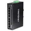 Image de TRENDnet TI-PG80 - Commutateur - non gÃ©rÃ© - 8 x 100/1000/10000 - Montage sur rail DIN, fixation murale - PoE+ (200 W) - Tension CC - ConformitÃ© TAA en occasion ou reconditionné