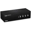 Image de KVM Switch 4 Ports - Noir - Dual Monitor - DisplayPort - USB - 4 Ports